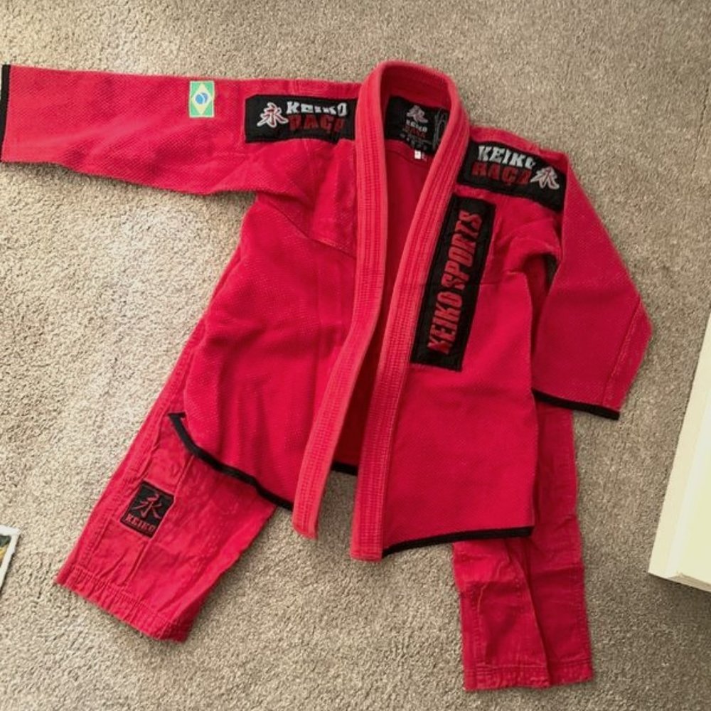 Red Jiu-Jitsu Gi for Men